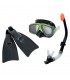 INTEX - SNORKEL SET DE BUCEO CON ALETA