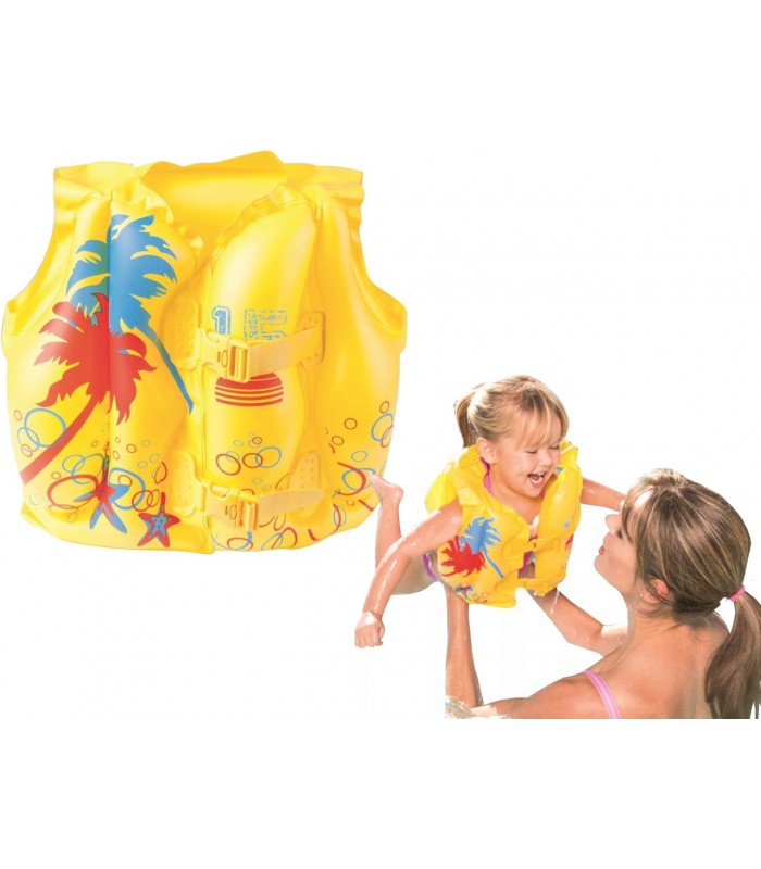 Bestway - Chaleco Inflable Estampado Tropical