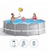 INTEX - Piscina estructural 366x99 CM con escalera y bomba de filtrado