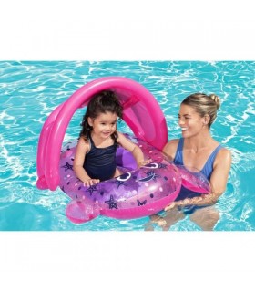Bestway - Flotador inflable infantil cangrejo con techo