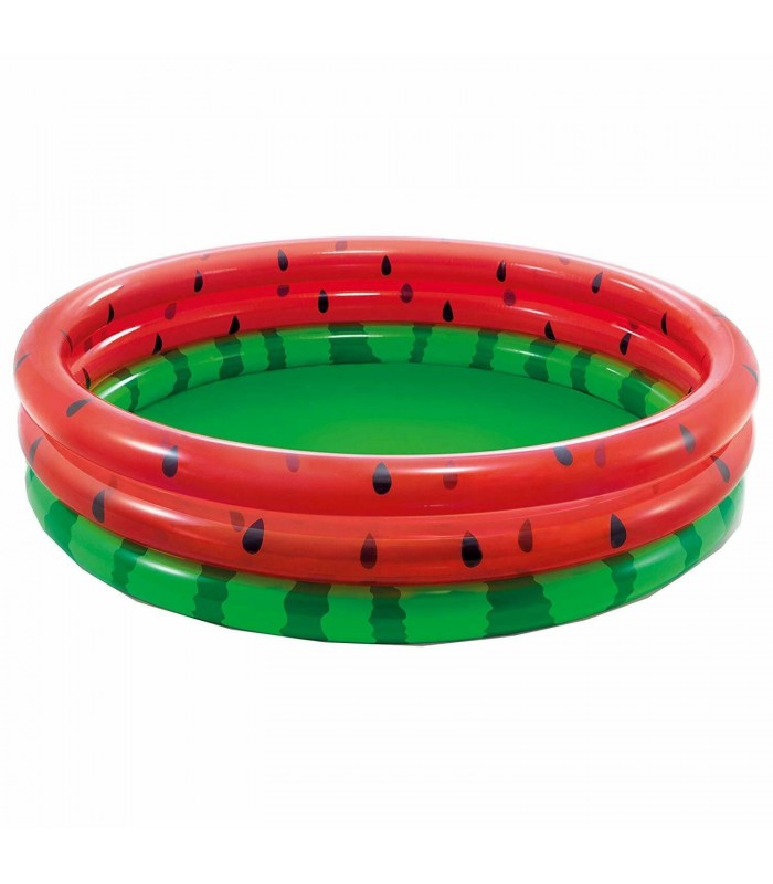 INTEX -  Piscina inflable modelo sandia de 3 anillos 168x38 cm