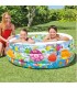 Intex - Piscina Inflable modelo acuario Base acolchada