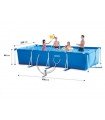 Intex - Piscina Estructural 450x220x84 cm con bomba de filtardo.