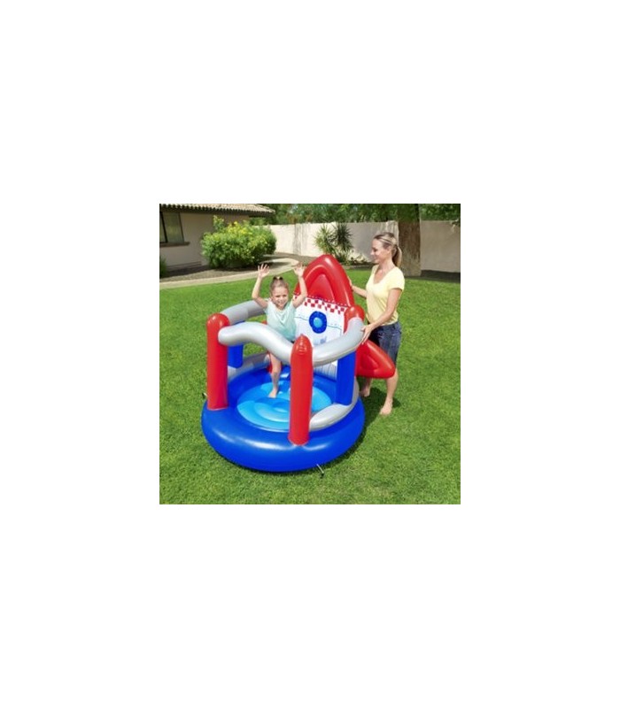 Trampolín Inflable Modelo Nave Espacial Cohete Infantil - Bestway