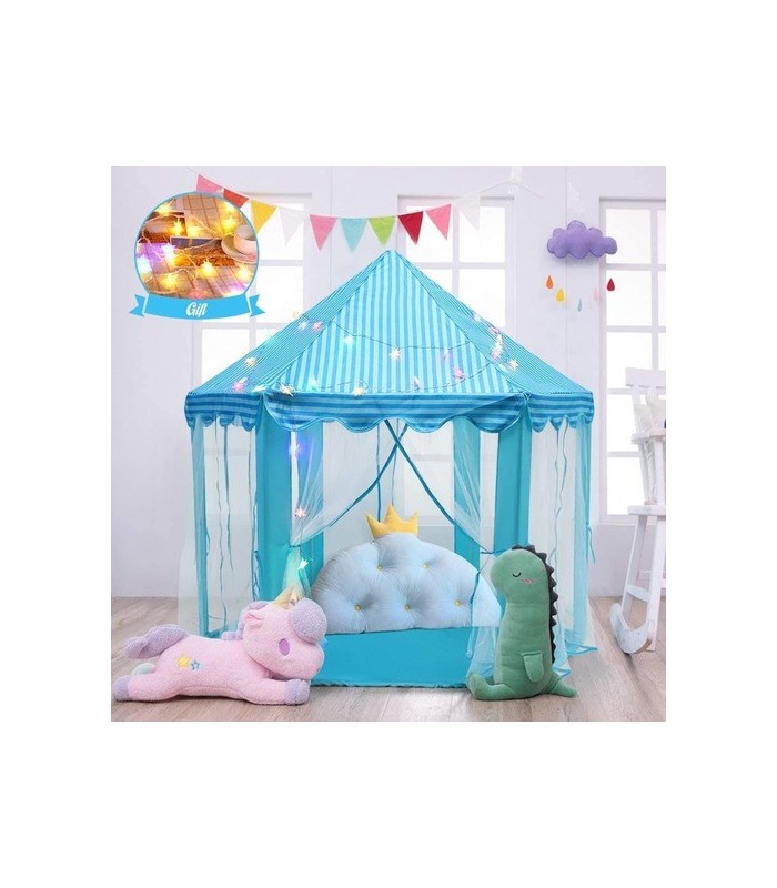 Carpa Castillo Princesa Con Luces Modelo Tul