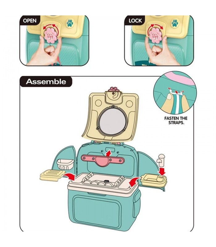 MOCHILA SET DE MASCOTAS MY-PETS
