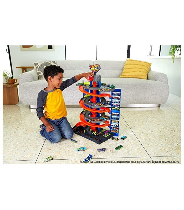 SET HOT WHEELS CITY MEGA GARAGE PISTA DE JUGUETE