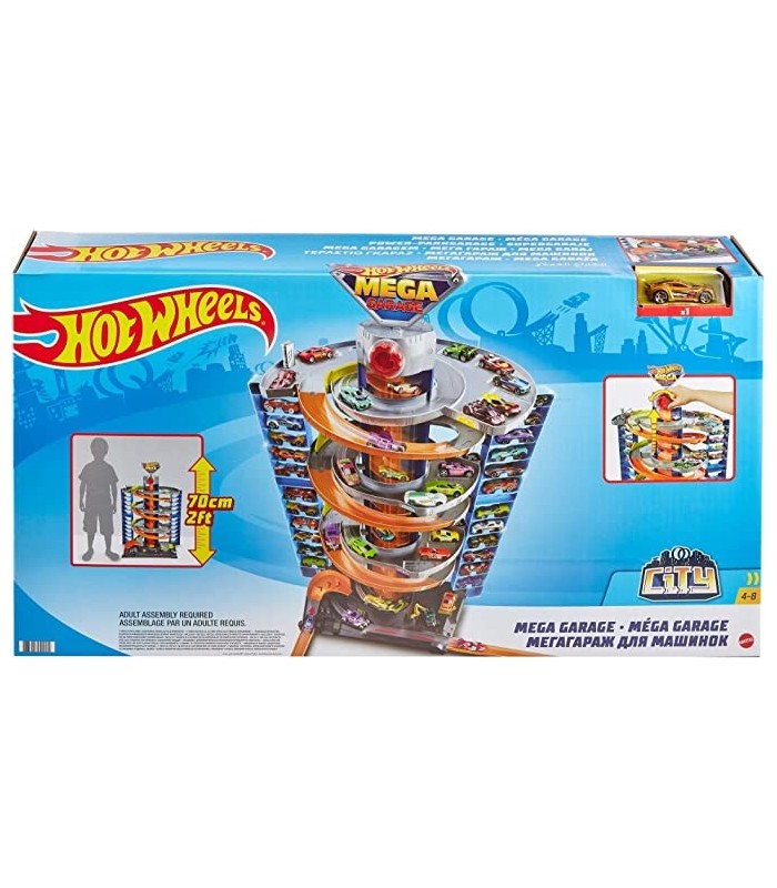 SET HOT WHEELS CITY MEGA GARAGE PISTA DE JUGUETE