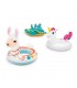 Flotador inflable montable modelo de animales variable