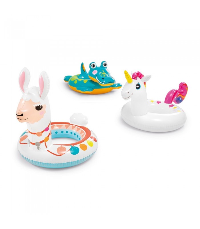 Flotador inflable montable modelo de animales variable