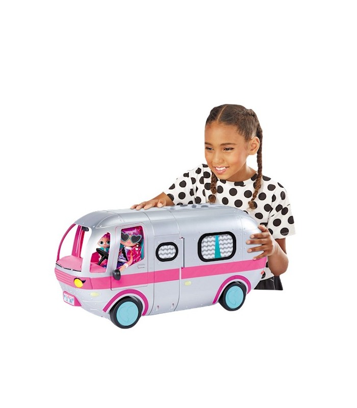 LOL Surprise OMG 4-en-1 Glamper Fashion Camper con más de 55 sorpresas