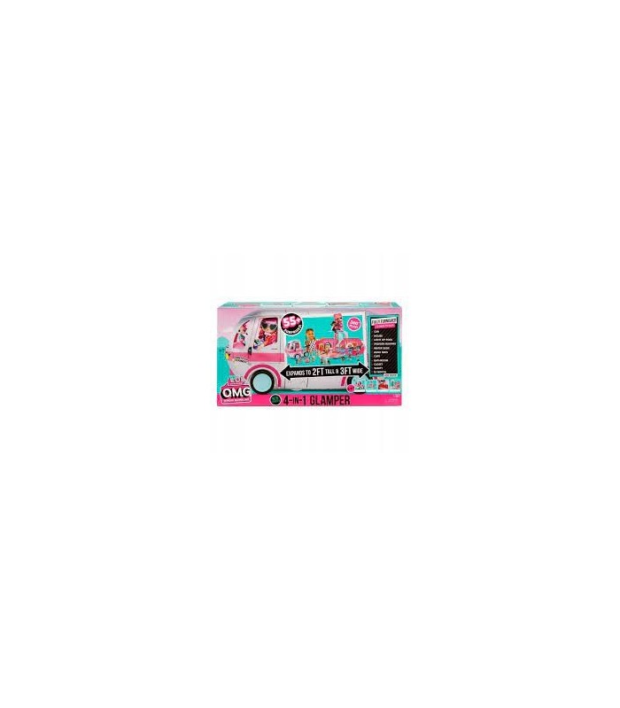 LOL Surprise OMG 4-en-1 Glamper Fashion Camper con más de 55 sorpresas