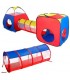 Carpa Circuito 4 En 1 Doble Túnel Juego Para Niños Unisex