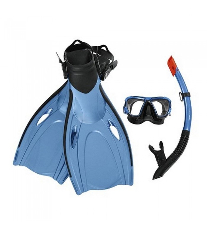 Set de Buceo,Máscara, Tubo, Aletas Plomo Bestway 25044