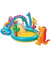 Intex - Piscina Inflable con centro de juegos Dinoland 302X229X112cm