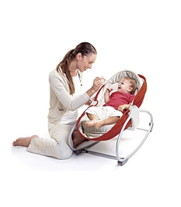 Mecedor Portátil 3 en 1 ROCKER NAPPER - ROJO