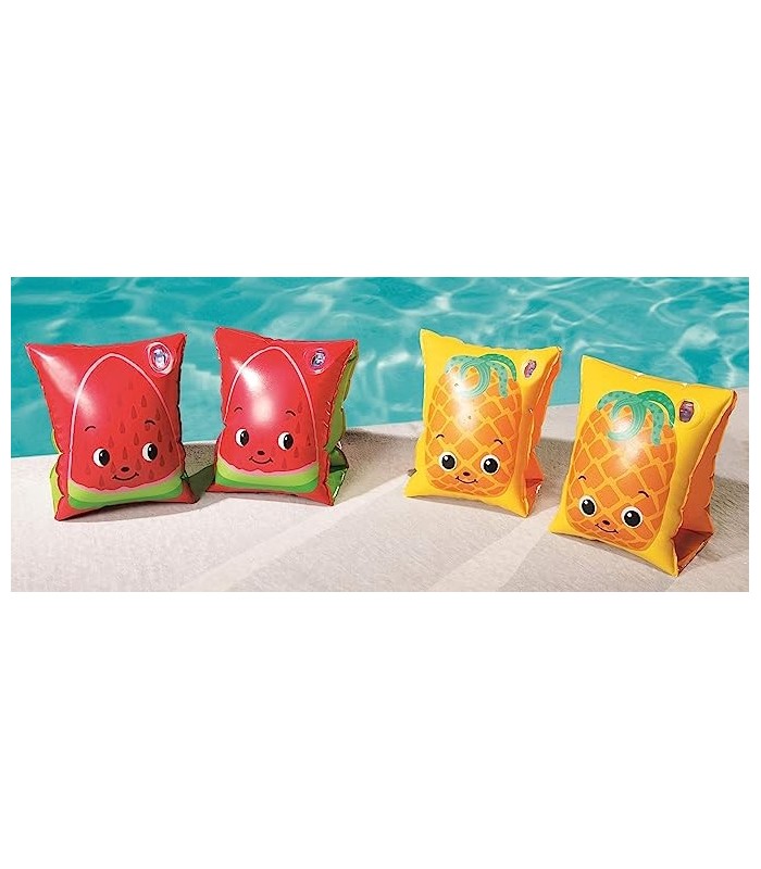 FLOTADOR DE BRAZO 23CM X 15CM PIÑA - FRESA - BESTWAY