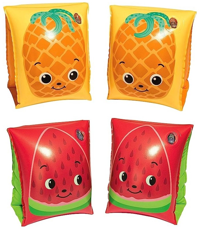 FLOTADOR DE BRAZO 23CM X 15CM PIÑA - FRESA - BESTWAY