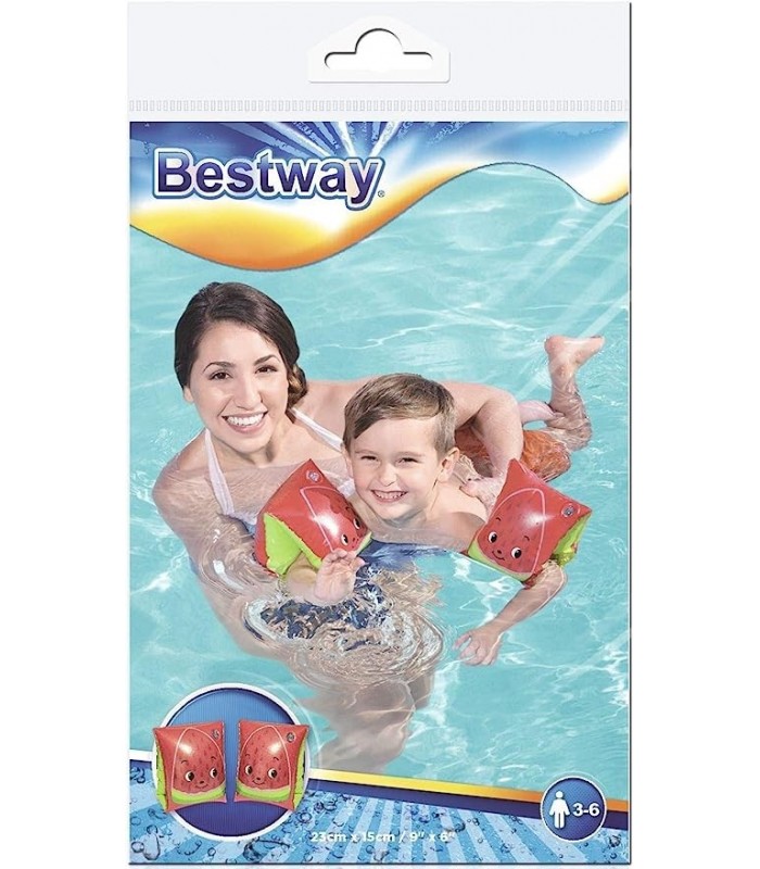 FLOTADOR DE BRAZO 23CM X 15CM PIÑA - FRESA - BESTWAY