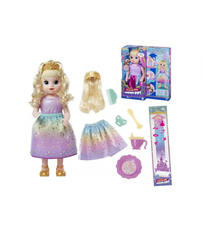 La princesa Ellie de Baby Alive crece Muñeca Pelo Rubio