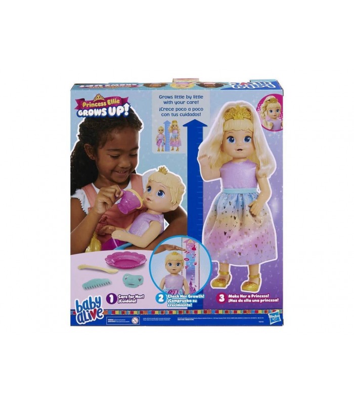 La princesa Ellie de Baby Alive crece Muñeca Pelo Rubio