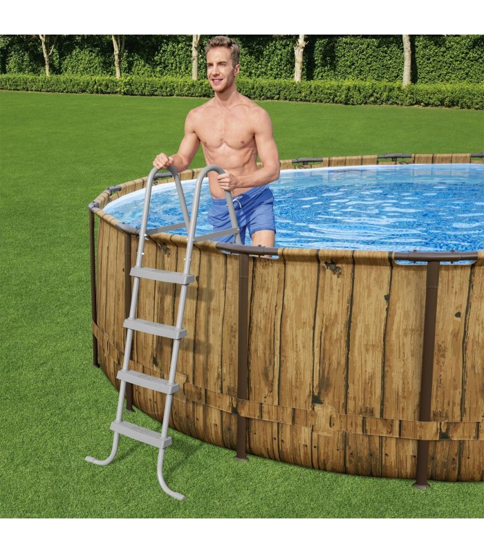 Piscina 488X122M Power Steel Bestway
