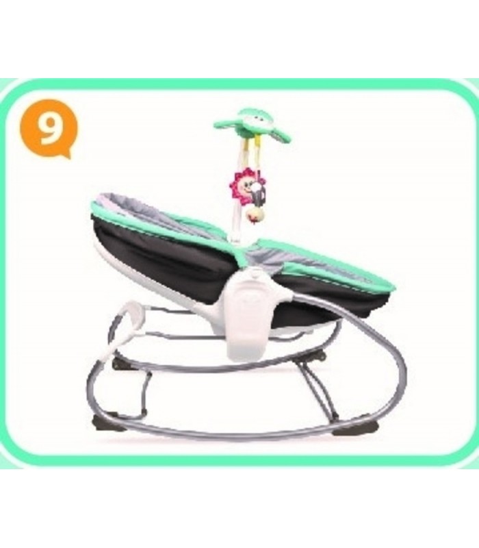 Mecedor Portátil 3 en 1 ROCKER NAPPER - VERDE