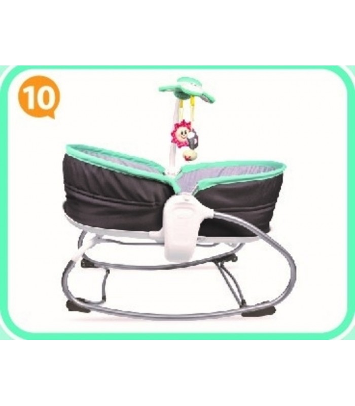 Mecedor Portátil 3 en 1 ROCKER NAPPER - VERDE