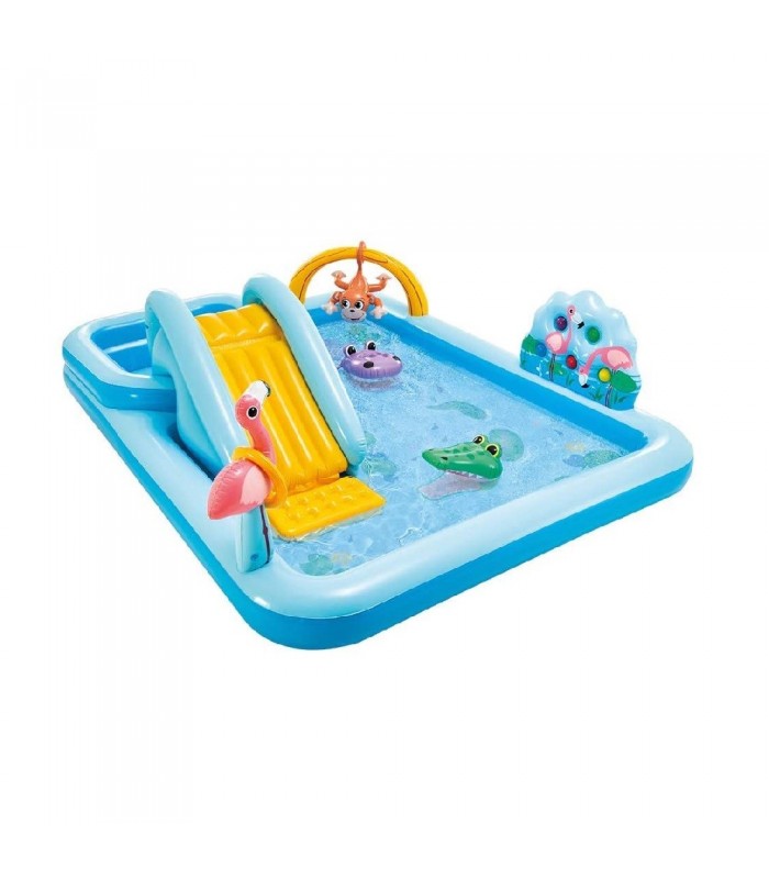 Piscina Bañera Inflable Centro de Juegos Aventura Acuática en la Jungla Intex