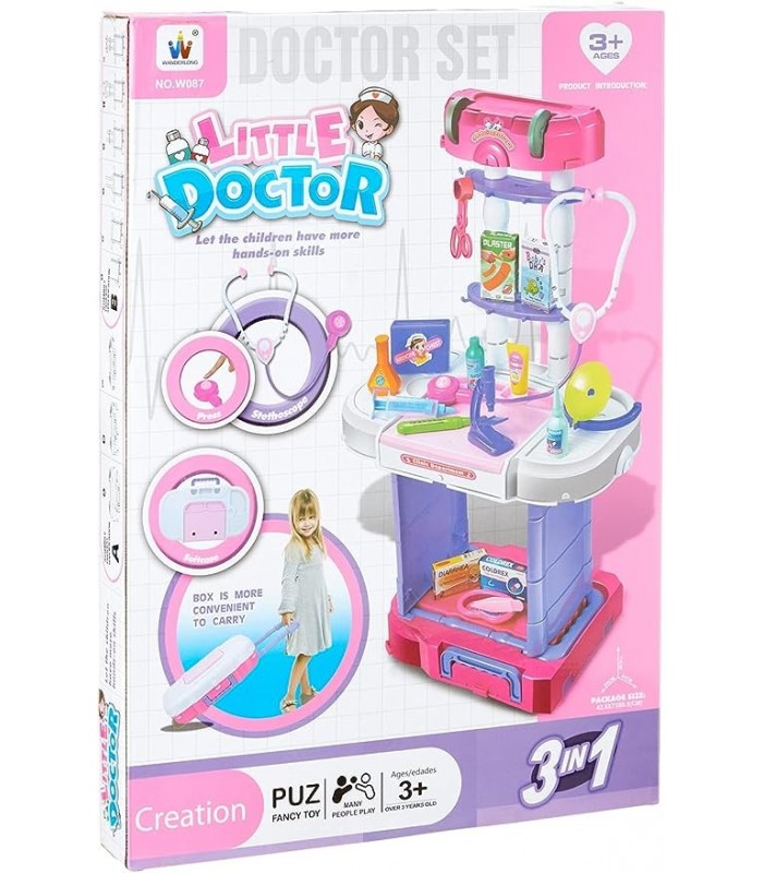 Juego de juguetes Little Doctor, 38 piezas
