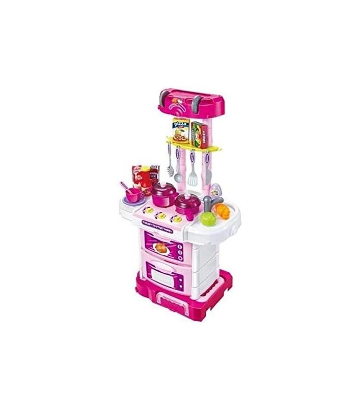 3en1 Little Chef Pequeño Gourmet Playset Niños Juguetes Rosa