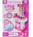 3en1 Little Chef Pequeño Gourmet Playset Niños Juguetes Rosa