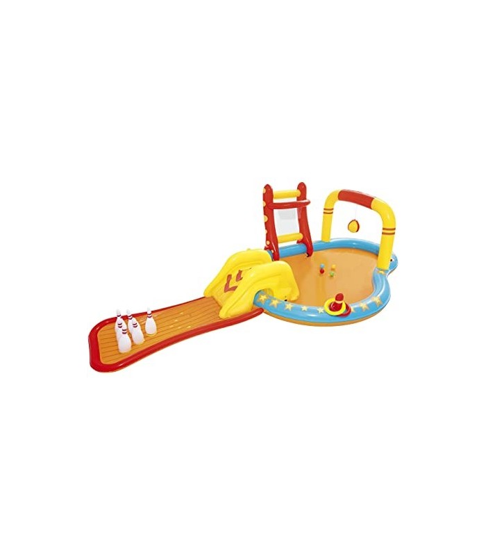 Piscina inflable Infantil con juegos de bolos