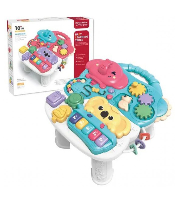 Mesa de música para bebé 3 en 1 Sonidos - Melodías - Luces