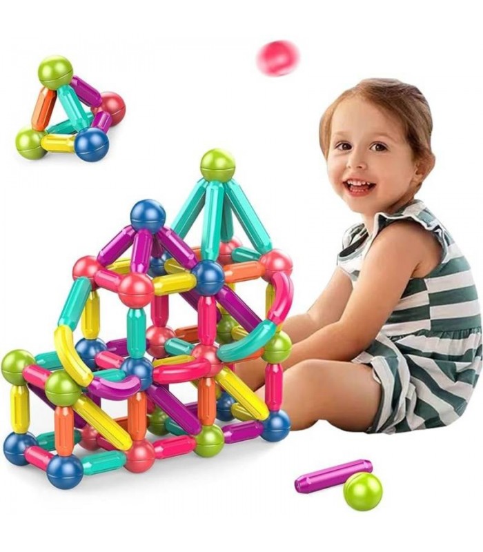 Bloques de construcción magneticos - 128Pcs