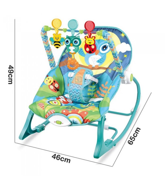 Silla Mecedora Vibradora Musical Ideal BÚHO