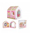 Casita de princesas para jugar incluye sillon y puf - Intex