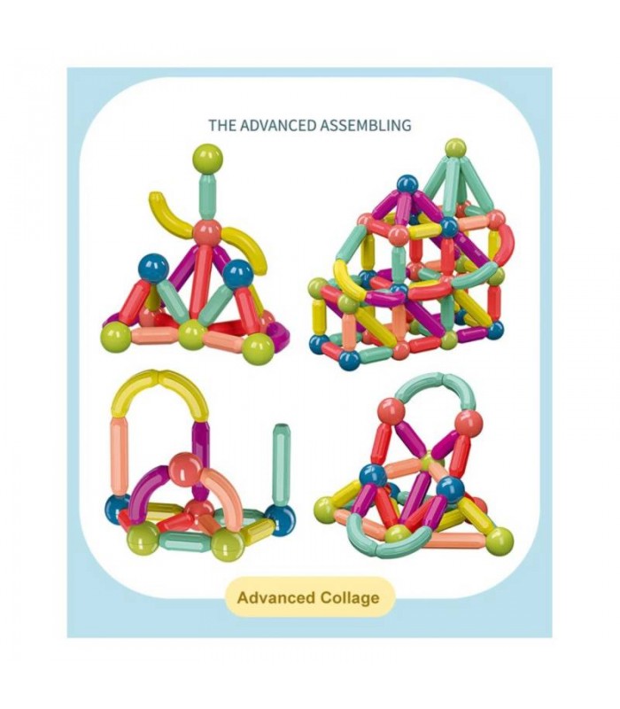 Bloques de construcción magneticos - 164 Pcs