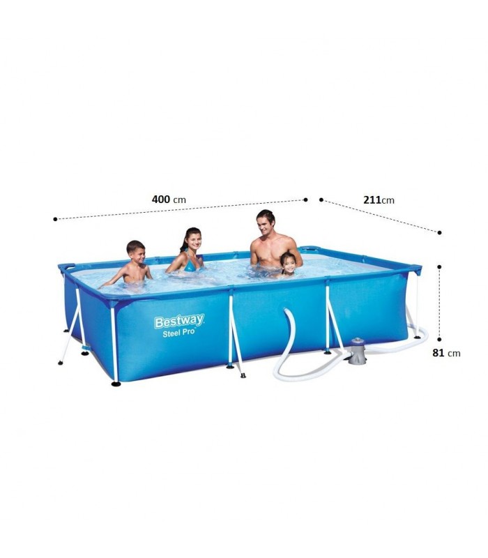 Piscina Estructural 400x211x81cm Bestway