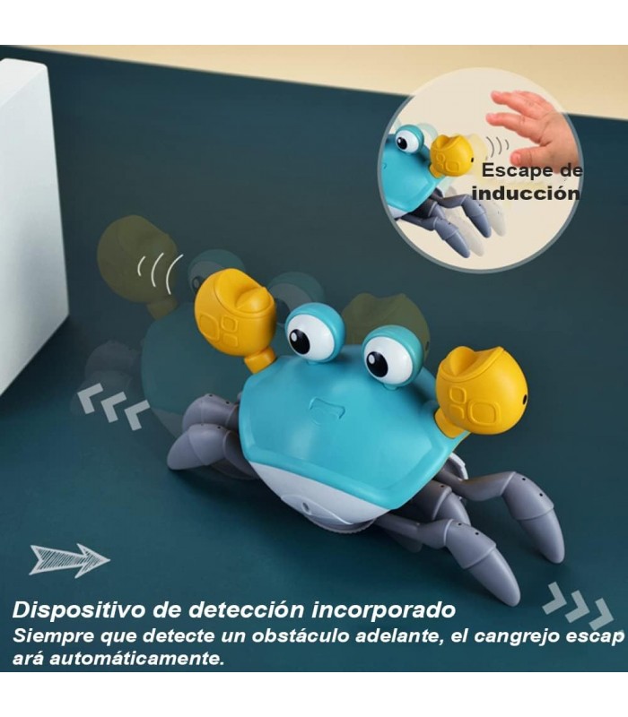 CANGREJO BAILARIN RECARGABLE CON SENSOR DE MOVIMIENTO