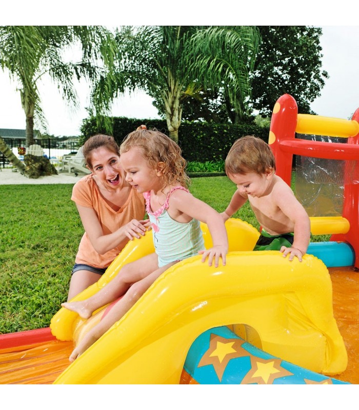 Piscina inflable Infantil con juegos de bolos