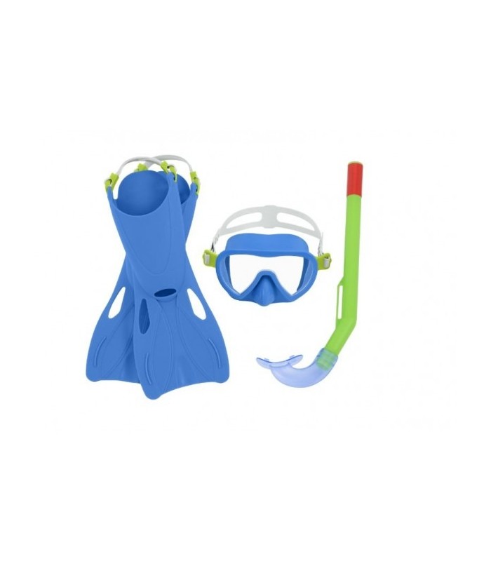 BESTWAY - Set de buceo infantil completo,  snorkel  3 años+(24-27)