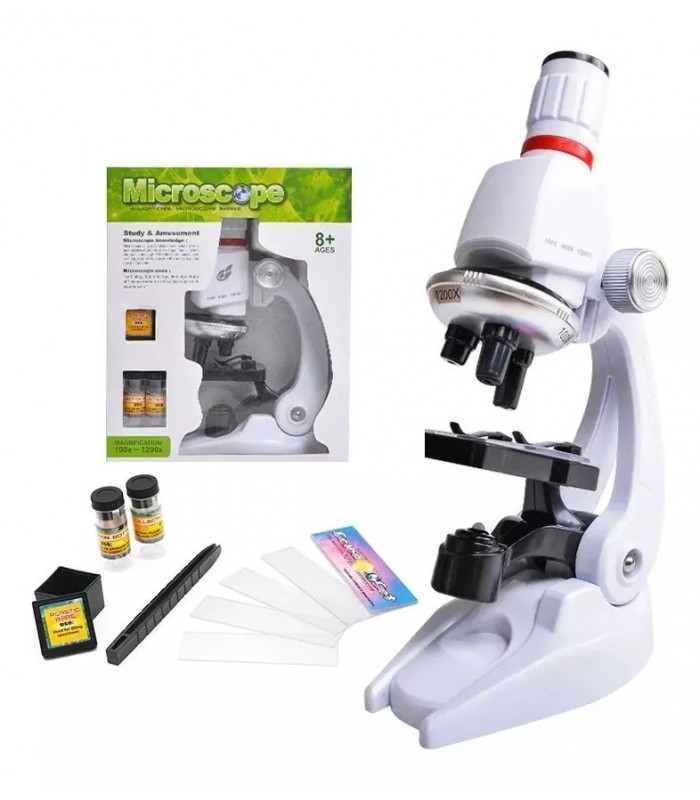 MICROSCOPIO INFANTIL EDUCATIVO EXPLORACIÓN EN CASA