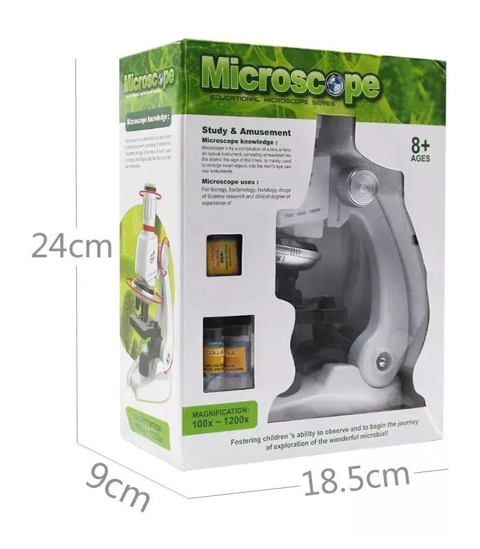 MICROSCOPIO INFANTIL EDUCATIVO EXPLORACIÓN EN CASA