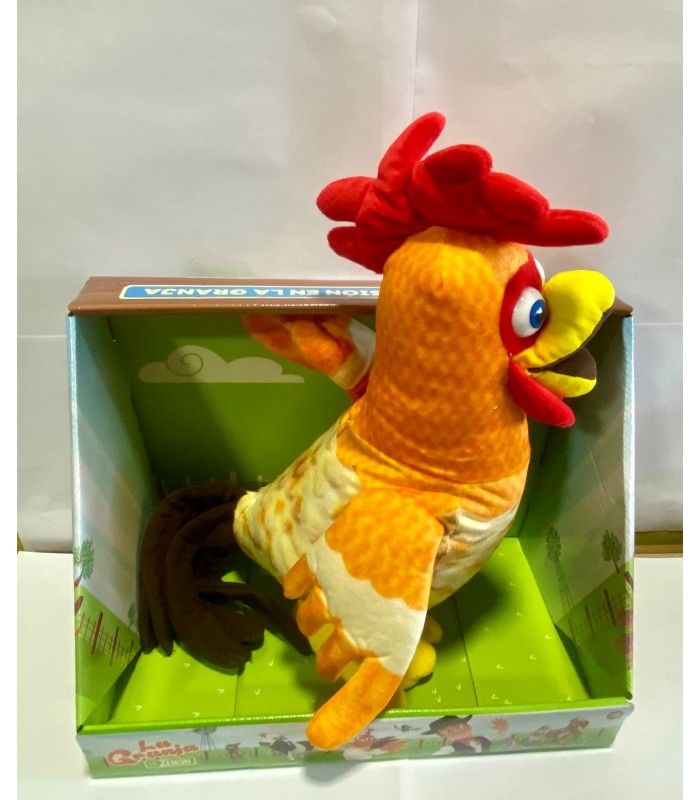 Peluche Musical Gallo Bartolito de la Granja de Zenón
