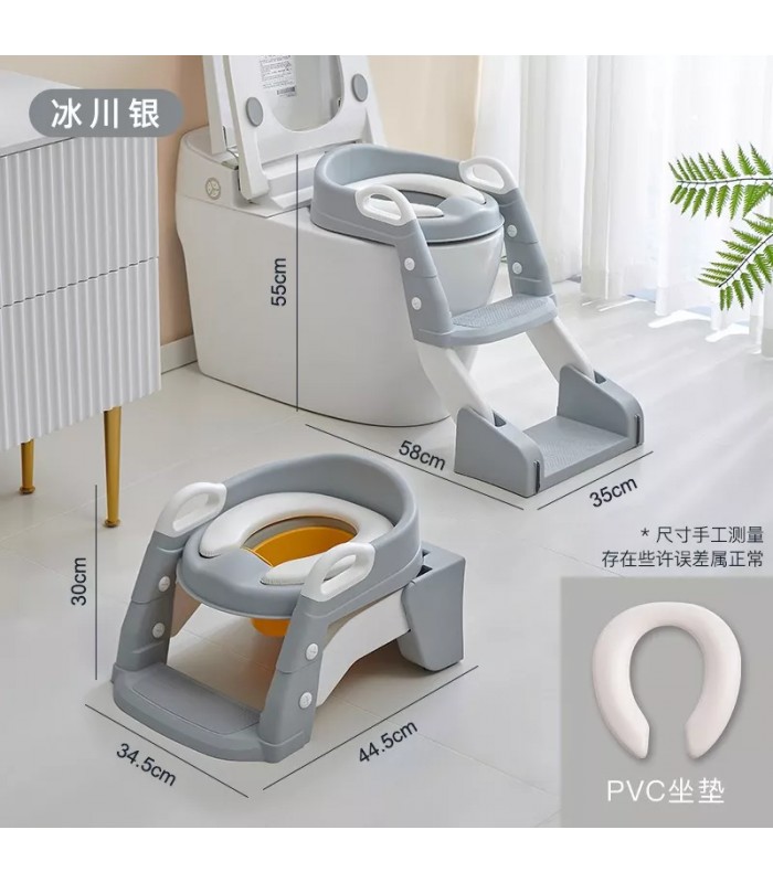 ADAPTADOR DE BAÑO 2 EN 1 CON ASIENTO ACOLCHADO