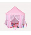 Carpa Castillo armable modelo Princesa tul - Rosado