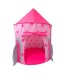 Carpa Cohete Con Túnel color Rosado