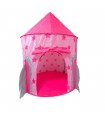 Carpa Cohete Con Túnel color Rosado