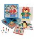 Puzzle Mosaico 490 Piezas Didáctico Con Bandeja Niños